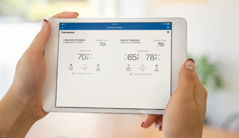 Thermostat control in Dallas